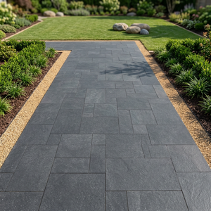 Azulejos de Porcelana para Exteriores Blue Stone Natural R11, Resistentes, de 20 mm de Grosor, Venta en India, Losas de Pavimentación Comerciales - Product Image 1