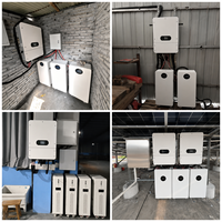 Hybrid-PV-Solarsystem 3kW 5kW 10kW 15kW, Netzunabhängiges Haushalts-Solarstromerzeugungssystem-Set