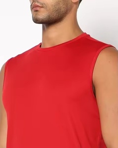 Camiseta sin mangas de compresión para culturismo OEM, para gimnasio, entrenamiento muscular, fitness, para hombre, tejido acanalado, ecológica, transpirable. - Product Image 4