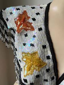 <b>Explosive</b> Women's Stage Wrap Chest Tight Fringe Beaded Corset Bright Diamond Camisole Blouse Tube Top - Product Image 6