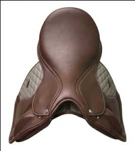 Selle de dressage et d'endurance pour chevaux de course anglaise, qualité supérieure, personnalisable, en cuir véritable avec arceau en bois/plastique - Product Image 1