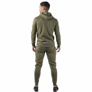 Custom Logo Regular Winter Solid Track Suit Nylon Jogging Set Training Drawing Elastic Windbreaker Sweatsuit - Product Image 2