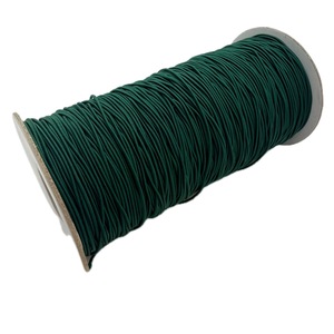 Cordon élastique tressé n°12 vert foncé 1,2 mm 288 yards 100 % nylon haute ténacité écologique pour textile de maison - Product Image 3