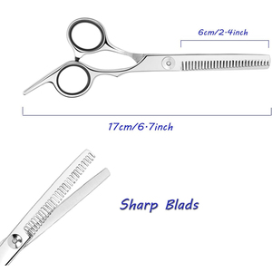 High Quality Hair Cutting Scissors Barber <b>Shears</b> Stainless Steel Hair Styling <b>Tools</b> Thinning Scissors with Adjustable Screw - Product Image 3