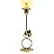 Ensemble de porte-bougies de luxe en métal doré à motif floral avec base en marbre pour la décoration de la maison et de mariages - Product Image 6