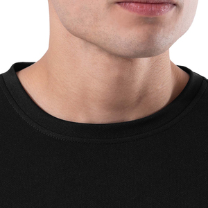 High Performance 100% Cotton Formal Knitted <b>Men</b> Short Sleeve Solid Eco-Friendly Quick Dry T Shirts - Product Image 5