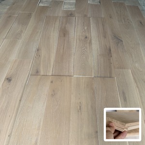 Suelo de Madera Maciza de Roble Blanco de 18 mm de Espesor, Grado Selecto, Acabado Liso con Aceite UV, Sistema de Encaje Macho y Hembra - Product Image 5
