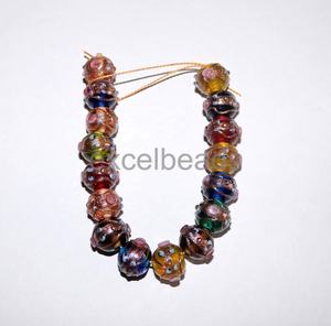 Perles rondes au chalumeau et en verre de 12mm pour la fabrication de bijoux et la décoration de gâteaux de mariage à des fins décoratives en cristal - Product Image 2