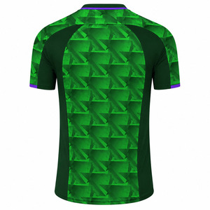 เสื้อฟุตบอลโพลีเอสเตอร์แบบสั่งทำรุ่นใหม่ล่าสุดปี 2026 ดีไซน์ตามต้องการ วัสดุทนทาน ขายดีที่สุด เสื้อฟุตบอลผู้ชาย OEM - Product Image 5