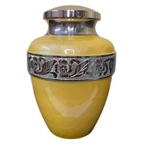 Urna Funeraria de Metal Negra Grabada Clásica Gatta para Cenizas de Adultos, Estilo Americano/Europeo - Product Image 6