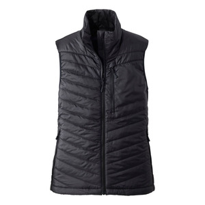 Chaleco Acolchado sin Mangas para Mujer con Forro Polar Grueso, Cremallera y Botones, Abrigo Cálido de Invierno, Chaqueta Ligera con Cremallera - Product Image 1