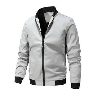 Chaqueta Bomber Informal de Lona Bordada para Invierno, con Capucha, Cuello Alto, Transpirable, Ecológica, Antibacteriana, Unisex - Product Image 2