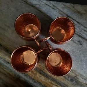 Taza Moscow Mule de Cobre 100% Sólido, Diseño Martillado, Hecha en India - Product Image 3