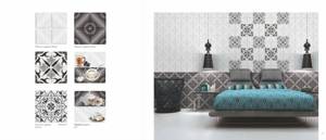 กระเบื้องผนังสีขาวขนาด 300x300 มม. ลายสุ่ม พิมพ์ลายดิจิทัล กระเบื้องเซรามิกตกแต่งสำหรับห้องน้ำ โรงแรม และสุขภัณฑ์ - Product Image 5