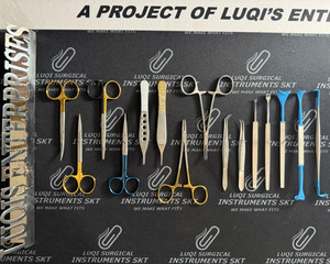Ensemble d'instruments de blepharoplastie professionnels LUQIS – Kit de chirurgie des paupières de précision, outils chirurgicaux en acier inoxydable – Certifié CE - Product Image 1