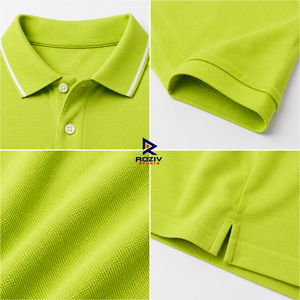 Polo homme tendance avec un design moderne, tissu doux, facile à porter, parfait pour le streetwear et les tenues quotidiennes, élégant et stylé. - Product Image 6