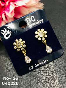 Pendientes de Corazón Geométricos de Acero Inoxidable Chapados en Oro, Tendencia 2026, Joyería al por Mayor, Pendientes de Mariposa y Flor para Mujer - Product Image 5