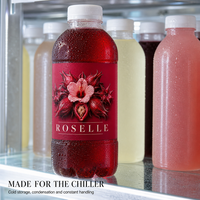 Étiquettes personnalisées pour bouteilles de boissons, étiquettes adhésives imperméables pour emballages de jus, service d'impression