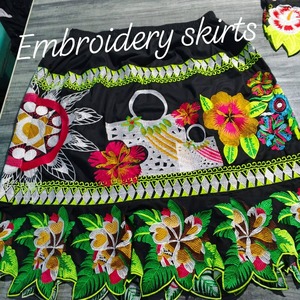 Design Your <b>Own</b> Women Embroidery Skirts Party Wear Short Skirt Wholesale Price Women Embroidery Skirt - Product Image 2