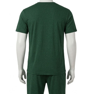 T-shirts décontractés en jersey 100 % coton pour hommes, imprimés par transfert thermique, avec logo personnalisé sur le devant, vente en gros, marque privée, vêtements OEM/ODM - Product Image 6