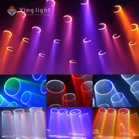Éclairage annulaire à faisceau cinétique en aluminium RGBW LED Color avec DMX512 Control Lift Winch System Lighting for Club DJ Disco Concert Show