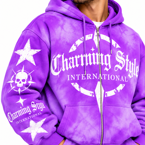 Conjunto de Chándal OEM Unisex de Algodón Grueso 100% Algodón, Sudadera con Capucha Oversize de Corte Cuadrado y Pantalones, Conjunto de 2 Piezas Personalizado para Hombre - Product Image 5