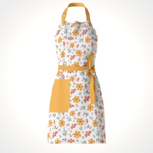 Delantal de Cocina de Algodón con Bolsillos, Delantal Ajustable para Cocinar, Hornear, Asar a la Parrilla y Jardinería - Product Image 1