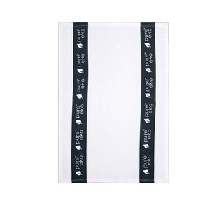 Serviette de cuisine 100% coton rayée avec motif jacquard, serviette de cuisine écologique de forme rectangulaire en Inde - Product Image 3