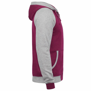 Service OEM personnalisé, style tendance, sweat à capuche zippé pour homme, coupe ajustée, sweat à capuche zippé pour homme sur mesure, taille adulte, fabricant professionnel - Product Image 2