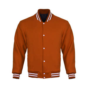 Chaqueta Bomber Varsity de Cuero Genuino para Hombre 2024 con Cuello Alto, Estilo Varsity a la Moda - Product Image 6
