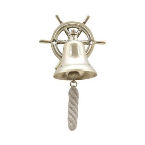 Cloche de bateau nautique en laiton au design vintage pour décoration murale, pour cadeau, pour décoration extérieure, pour décoration intérieure, pour décoration de bureaux - Product Image 4