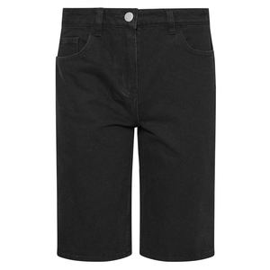 Pantalones Cortos Bermuda de Lona Negros de Cintura Alta para Hombre, Estilo Casual, Cierre de Botones, Bolsillos, Tejido Transpirable - Product Image 4