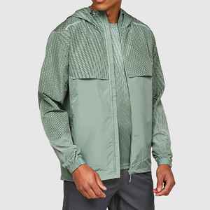 Custom Winter Breathable Canvas Windbreaker <b>Jacket</b> Zip-Up Waterproof <b>Men</b> <b>Running</b> Outdoor Track <b>Jacket</b> - Product Image 4