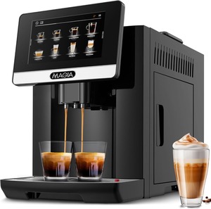 Portable <b>Automatic</b> Espresso <b>Coffee</b> <b>Machine</b> Stainless Steel Grinder Touch Screen Froth 20 Bar Pressure for Home Hotel Commercial - Product Image 3