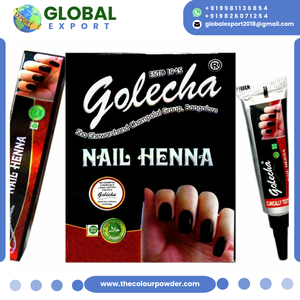 Henné pour ongles à base de plantes de qualité export, en tubes, pâte fluide, 10-12g chacun, pack de 12 couleurs, sans ammoniaque, pour mariages et défilés de mode - Product Image 3