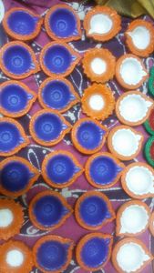 Lámpara de aceite de arcilla india hecha a mano para la decoración del festival Diwali y ceremonias religiosas |   Fabricante Mayorista a Granel - Product Image 5