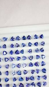 Piedras Preciosas de Tanzanita Azul Natural, Corte Trillón, Calidad AAA, Brillo Excelente, Precio Económico, para Joyería - Product Image 6