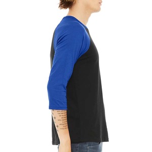 T-shirt à manches longues raglan pour homme, orange et blanc, col rond, décontracté, coupe ample, taille standard, 100 % coton 320g, sérigraphié, séchage rapide - Product Image 3