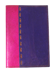 2026 A5 Custom Printed Pink Genuine Leather Glue Bound Notebook <b>Daily</b> Weekly Monthly Organizer <b>Planner</b> Blank Journal Gift - Product Image 1