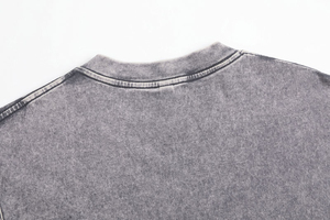 Custom Men's Acid Wash Sleeveless T Shirt Vintage Grey <b>Distressed</b> Tank <b>Top</b> Oversized Muscle Tee Urban Streetwear Brand Apparel - Product Image 4