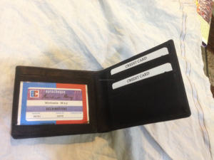 Nouveau portefeuille pour hommes en cuir noir Design personnalisé portefeuille à deux volets pour hommes en cuir de vache fait main - Product Image 4