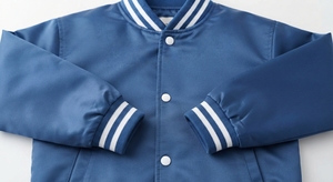 Veste bomber varsity pour homme avec logo personnalisé, imperméable, en polyester, boutonnée devant, pour l'hiver - Product Image 5