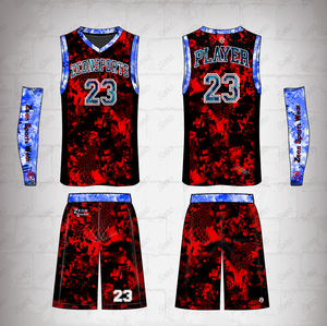 Maillot de basket personnalisé Zeonsports, sublimé, sans manches, col en V, polyester respirant, unisexe - Product Image 3
