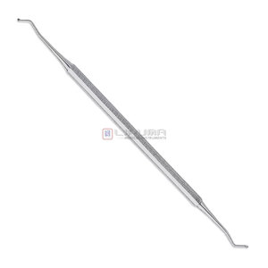 Râpe à callosités ergonomique en acier inoxydable et plastique, grande taille personnalisée, double face, pousse-cuticules à long manche - Product Image 1