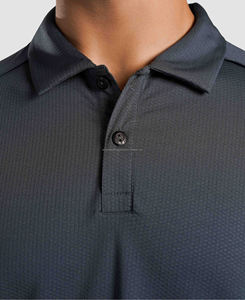 Camisa Casual de Hombre de Primera Calidad, Oxford, Poliéster y Algodón, Corte Entallado, Bordado Personalizado, Manga Corta, Botones, Transpirable para Verano - Product Image 4