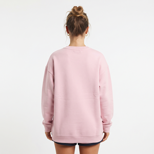 Sudadera de Moda para Mujer, Corte Holgado, Hombros Caídos, Cuello Redondo, Manga Larga, Felpa de Algodón, Ropa Casual - Product Image 5