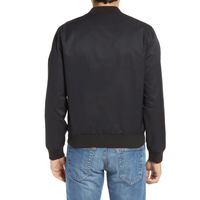 Blouson Bomber Homme Nouvelle Collection Couleur Unie Vente Chaude Hiver Haute Qualité Logo Frontal Séchage Rapide Respirant