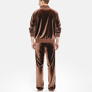 Mens <b>Tracksuit</b> 2 Piece <b>Velour</b> Sweatsuit for Men Casual Full Zip Jogging Suit Jacket Pants Set - Product Image 3