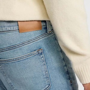 High Street Men's <b>Summer</b> Slim-Fit Ripped Jeans Stretch Denim <b>Trousers</b> Straight Washed - Product Image 4