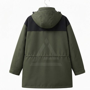 Oversized Parkas <b>Jacket</b> For <b>Men</b> Winter Outdoor Casual Wear Loose Fit Warm Hooded <b>Long</b> <b>Jacket</b> Fashion Streetwear Apparel - Product Image 2